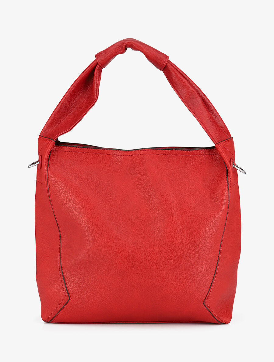 Sac cabas et pochette Saïma - Rouge - 1