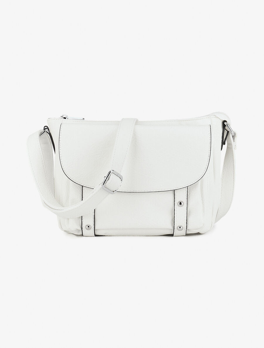 Sac bandoulière Célia - Blanc - 1