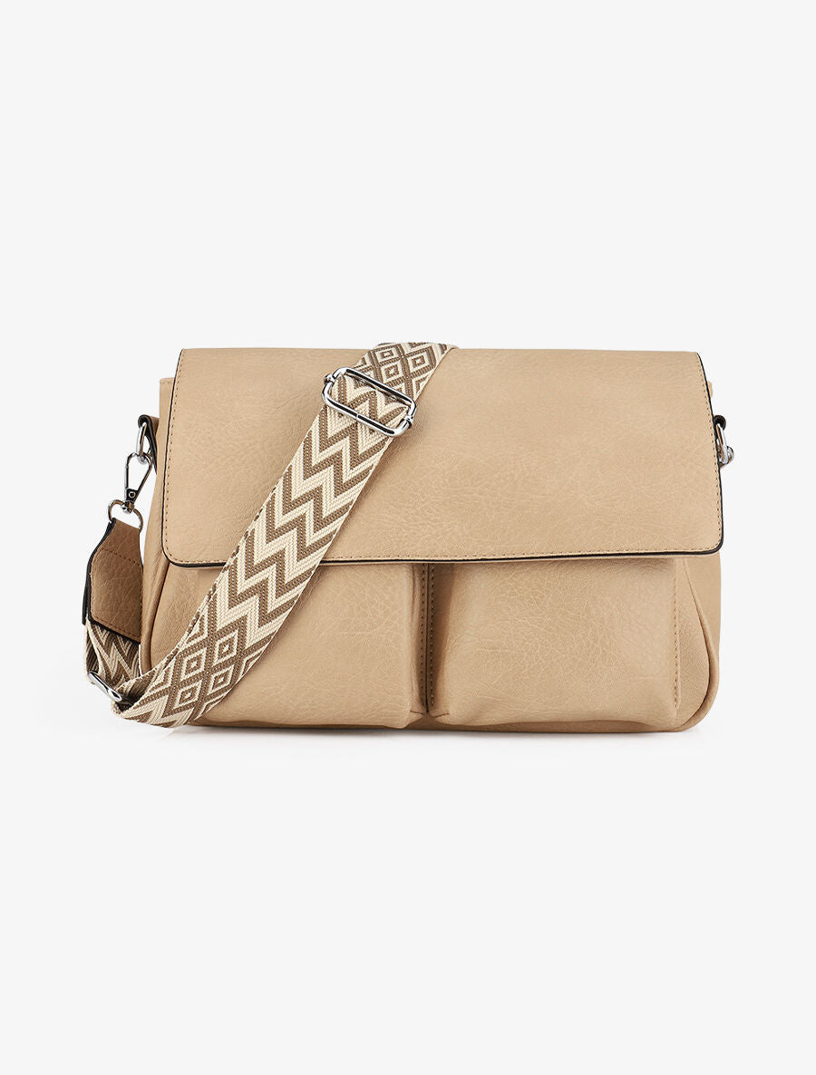 Sac bandoulière Diana - Taupe - 1