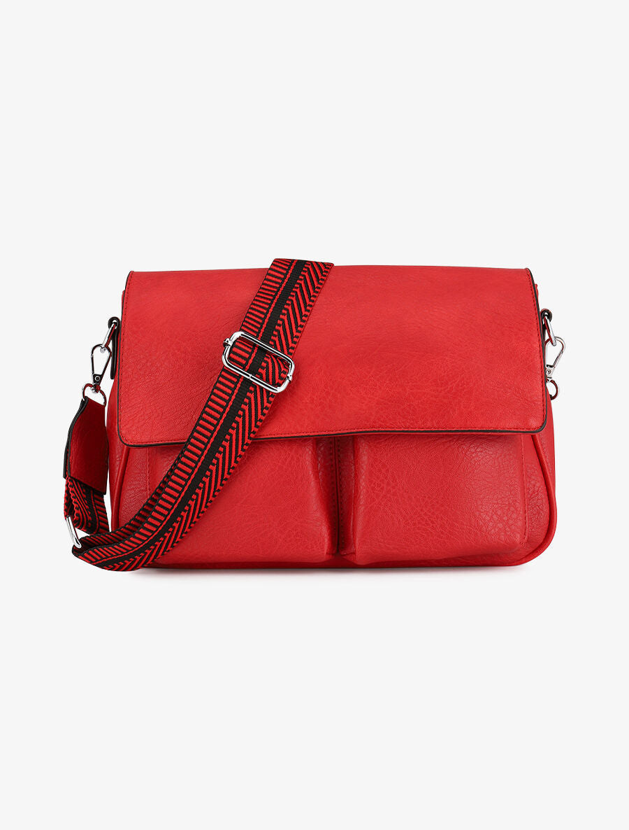Sac bandoulière Diana - Rouge - 1