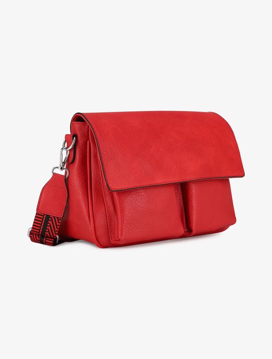 Sac bandoulière Diana - Rouge - 3