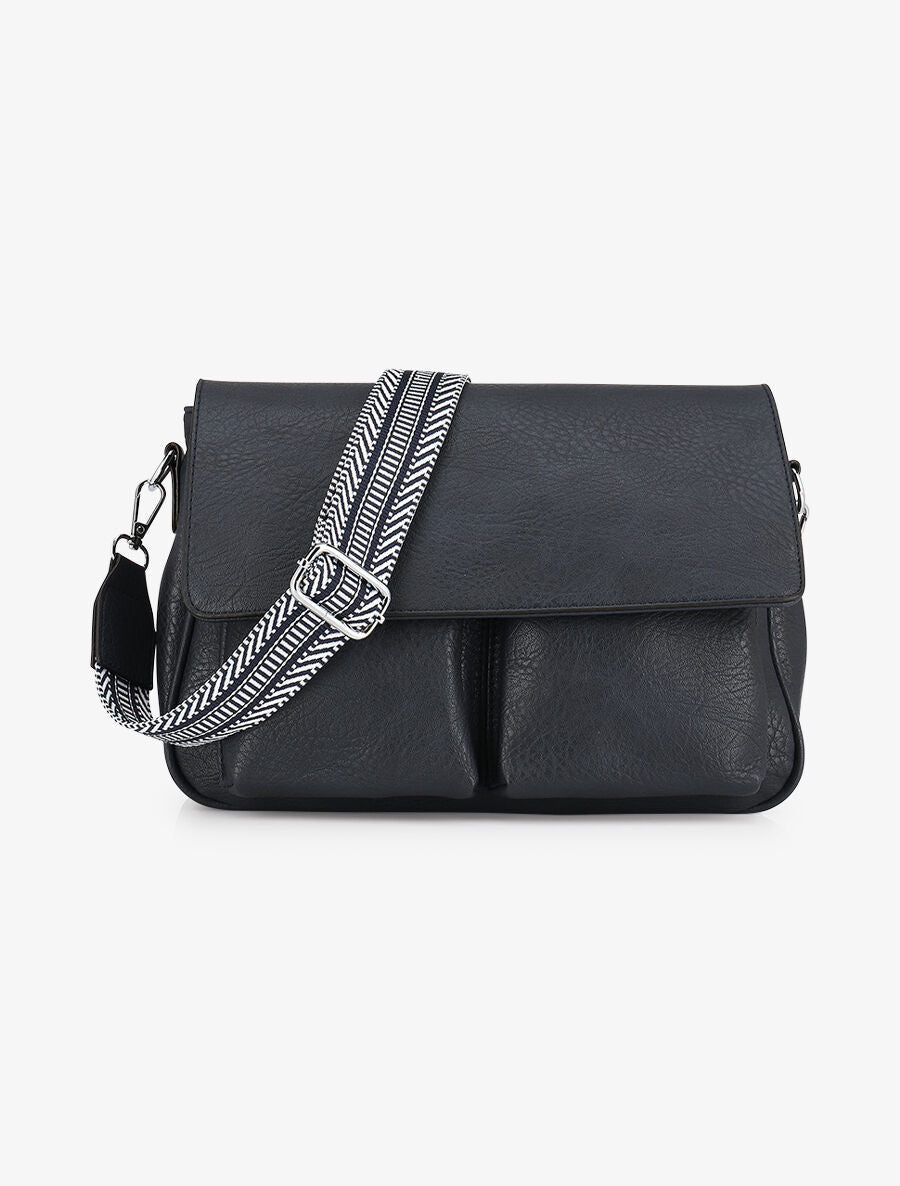 Sac bandoulière Diana - Marine - 5