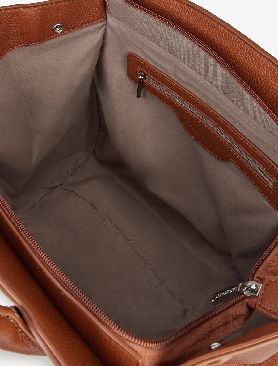 Sac cabas Lou - Camel - 4