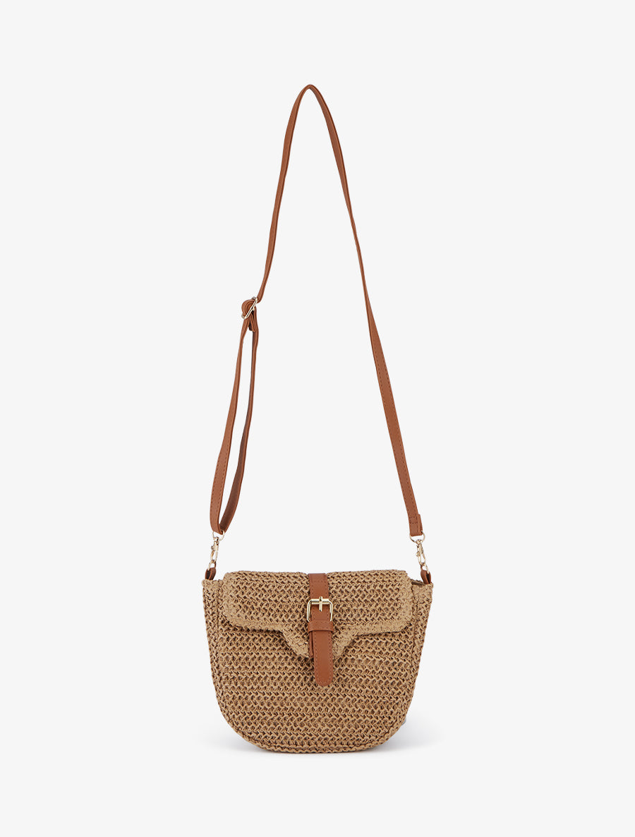 Sac besace Alysée - Taupe - 1