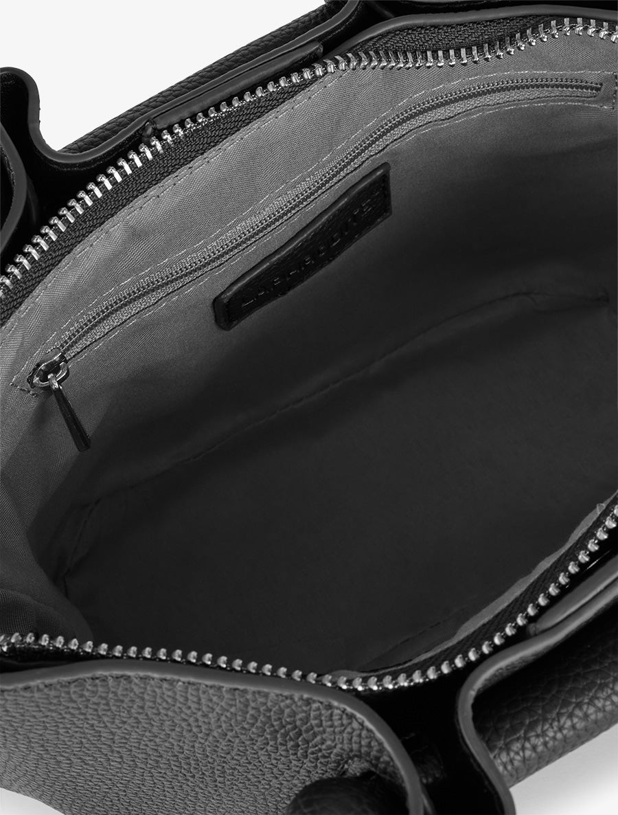 Sac besace Blanche - Noir -