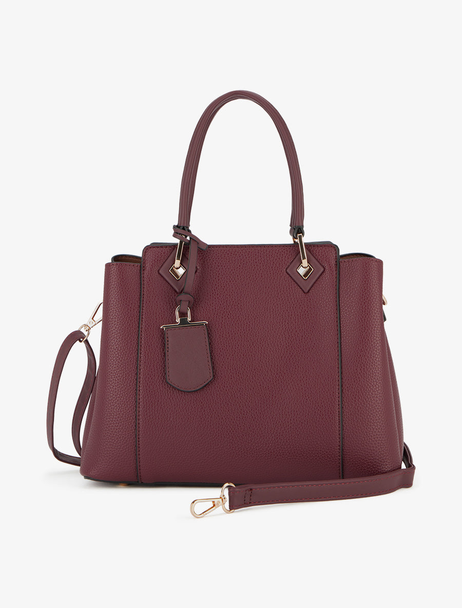 Sac à main Zola - Lie de vin - 1