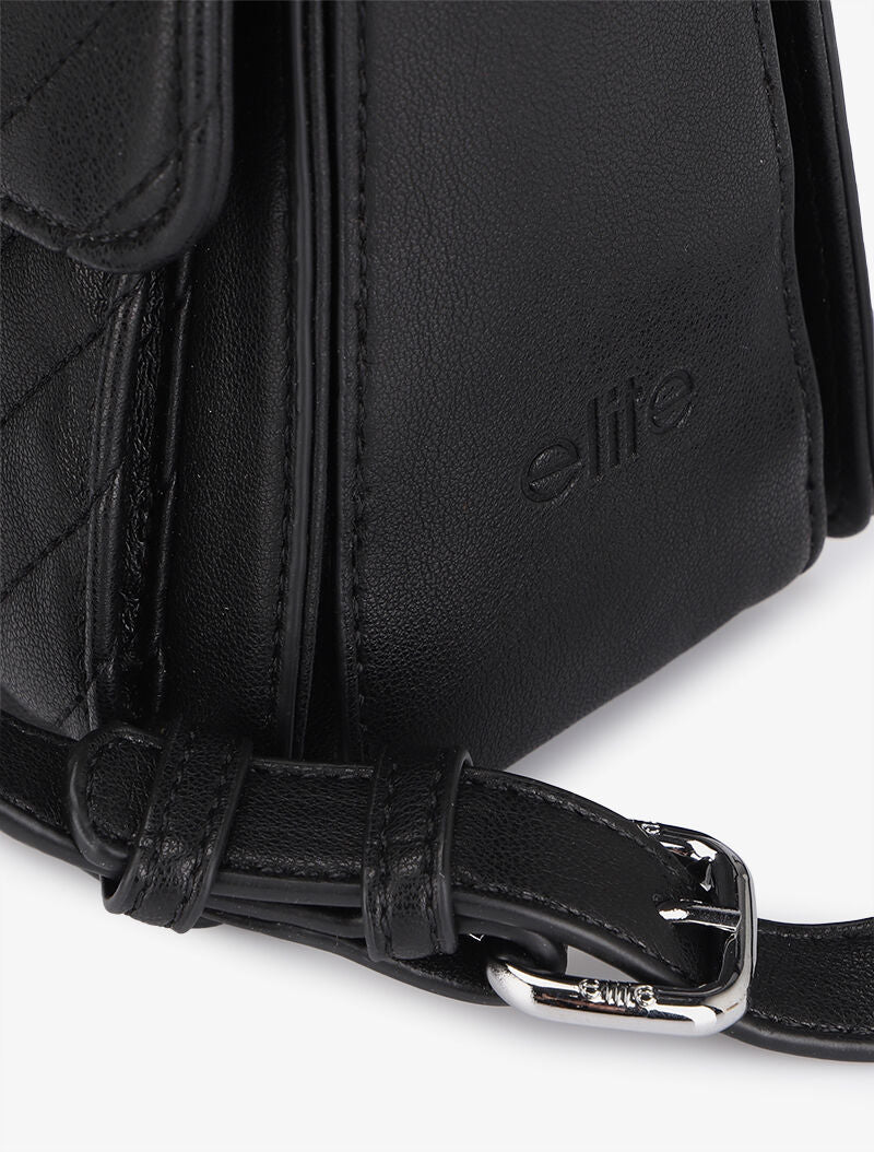 Sac besace Rose - Noir - 4