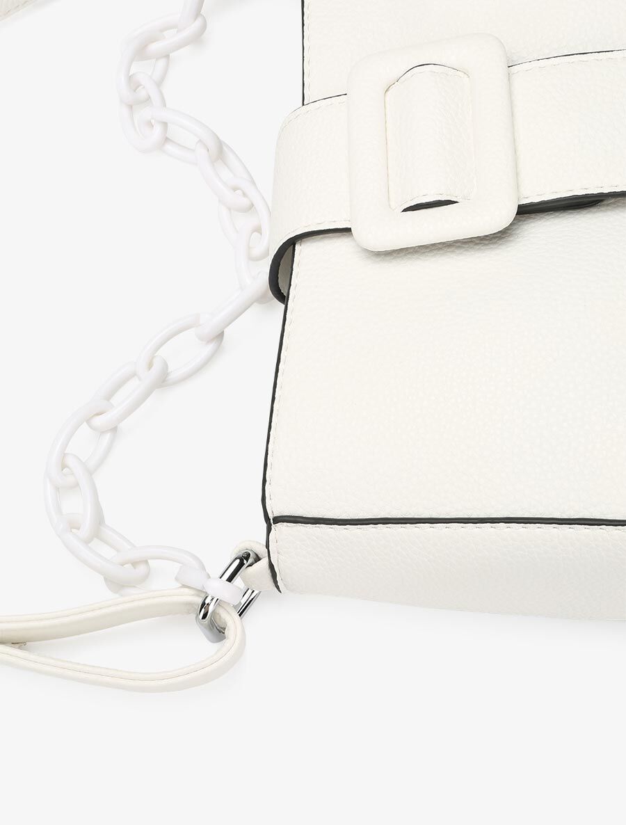 Sac besace Amandine - Blanc - 4