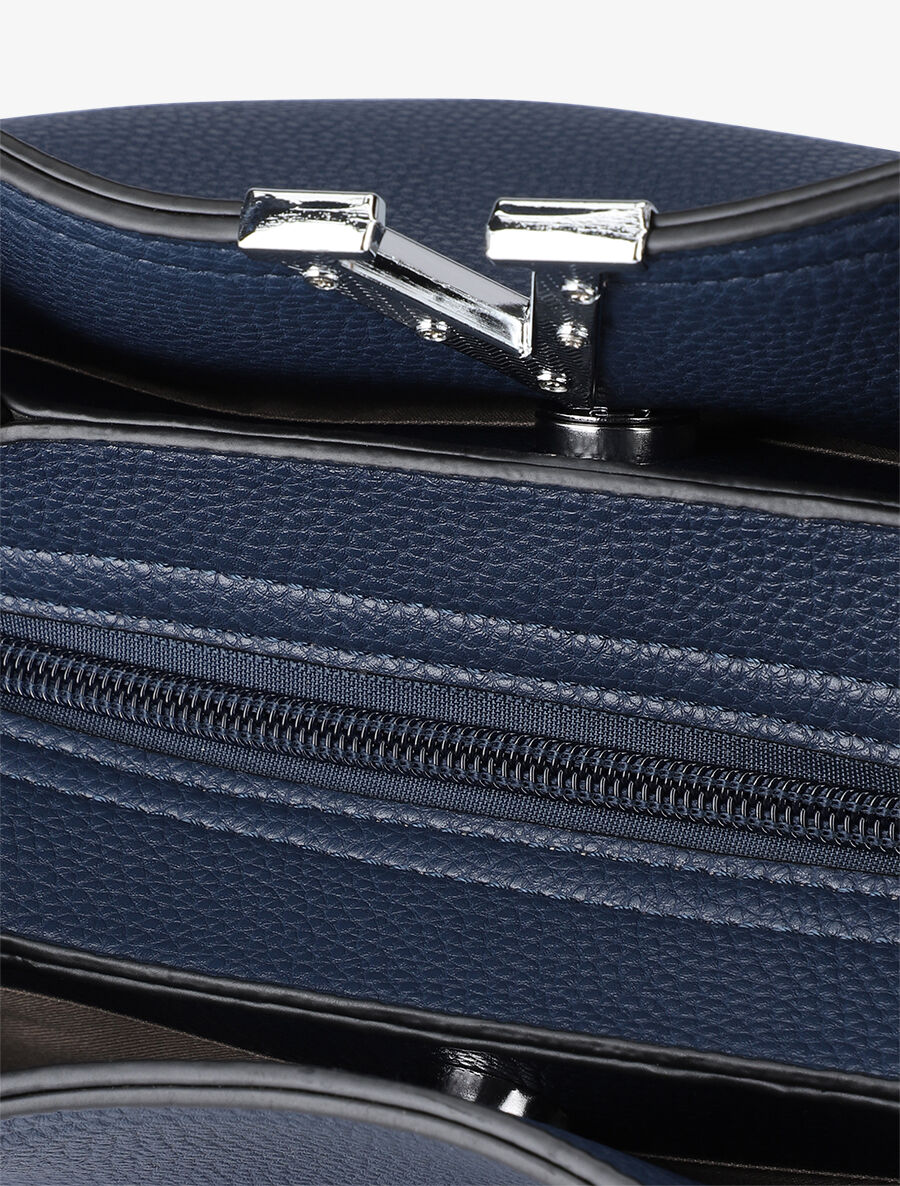 Sac à main Maryvonne - Marine - 4