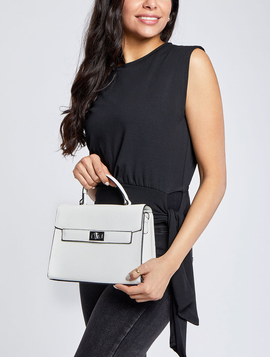 Sac besace Suzanne - Blanc - 4