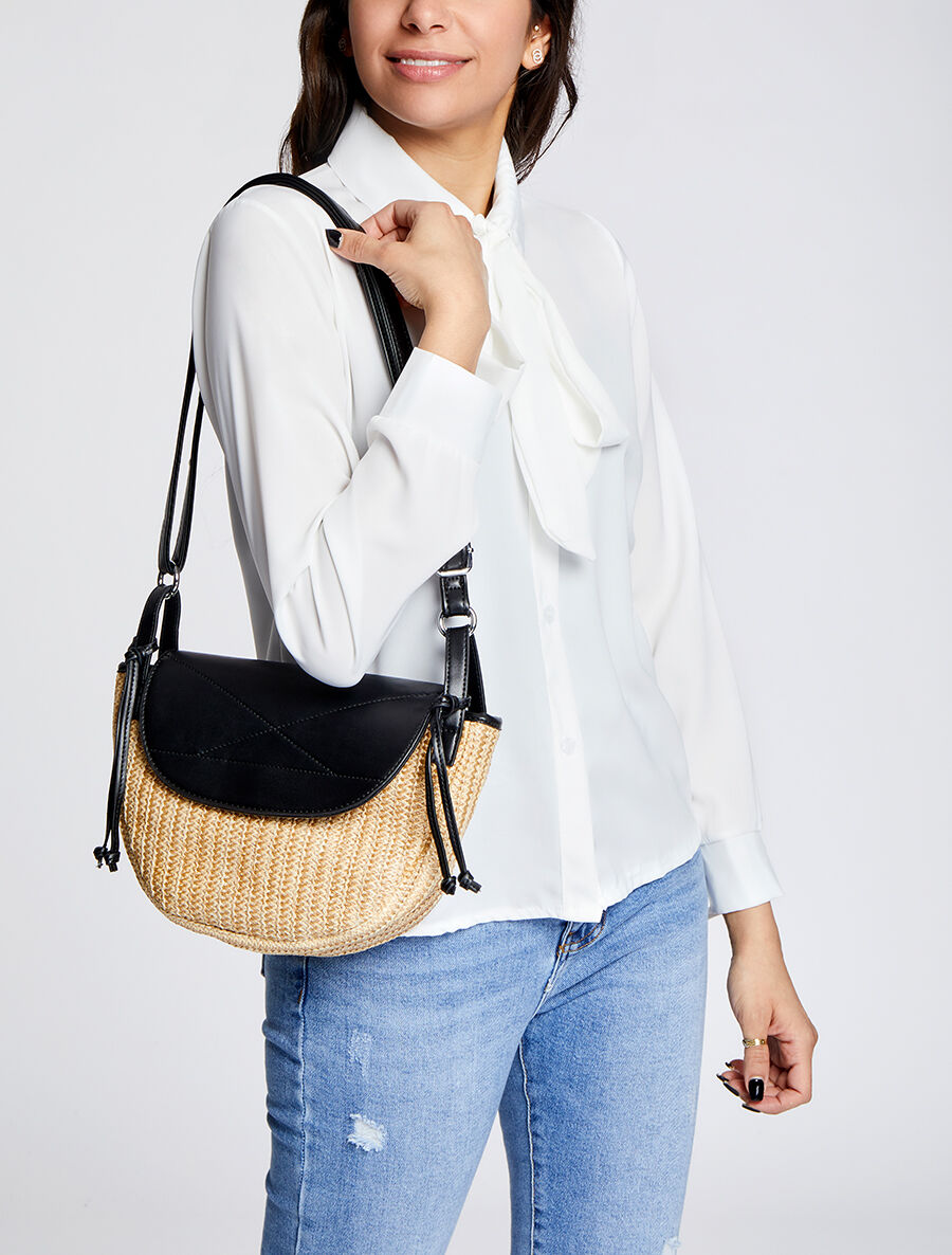 Sac besace Justina - Noir - 5