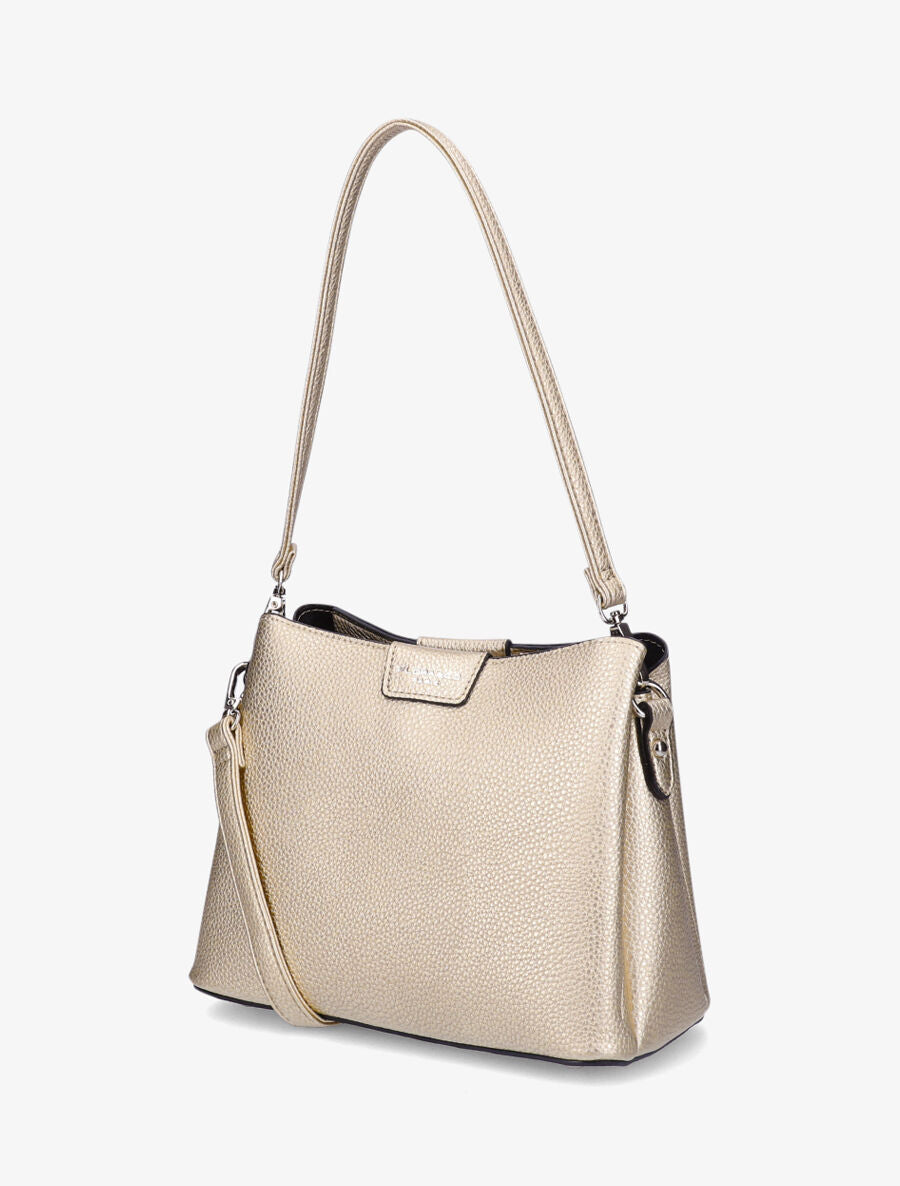 Sac besace Lucile - Beige nacré - 2