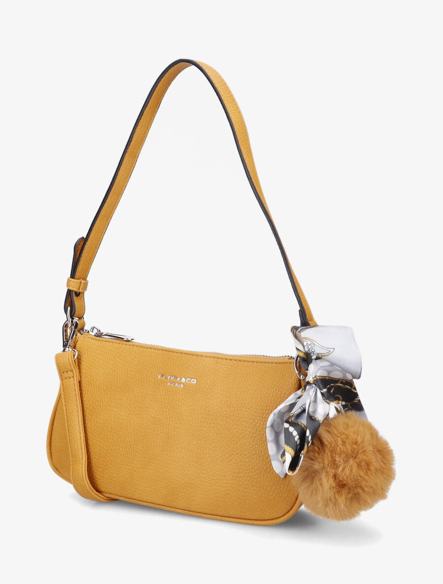 Sac besace Anaëlle - Jaune moutarde - 2
