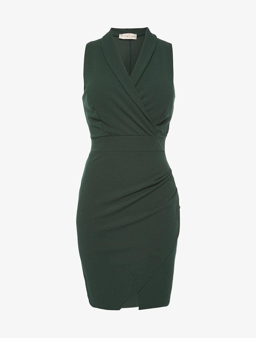 robe unie bas portefeuille - vert - 1