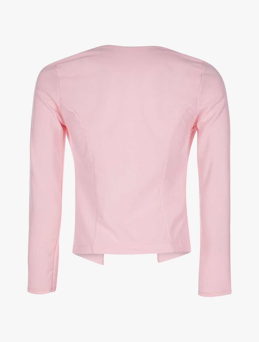Veste poches à double zips - rose - 2