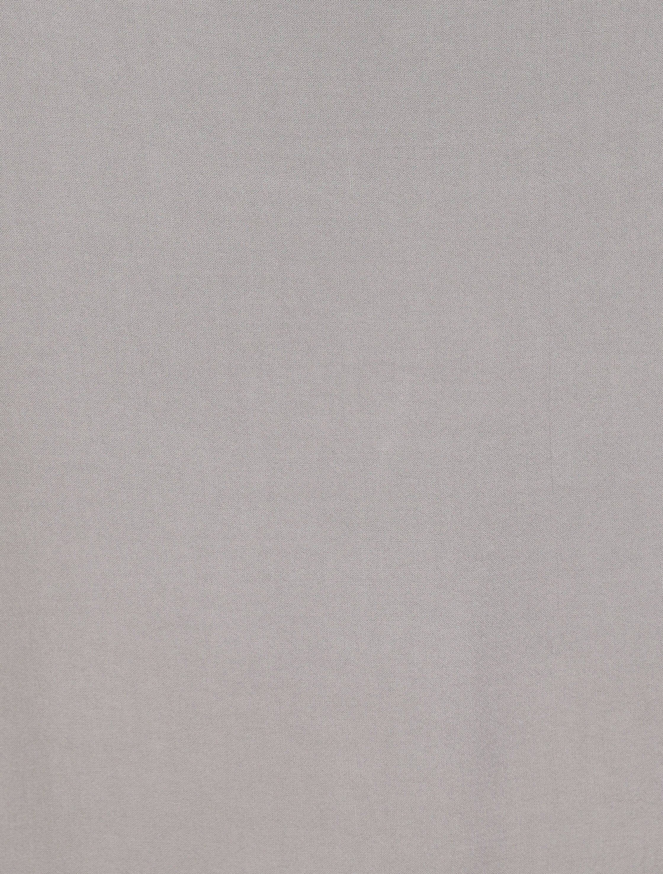 Top droit uni sans manches dos en dentelle - Taupe - 3