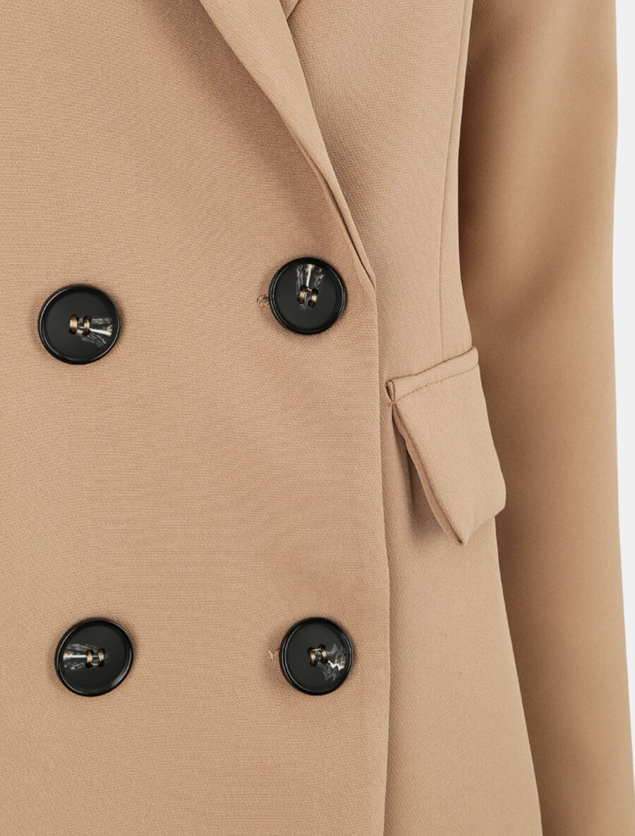Blazer droit oversize - Camel - 3