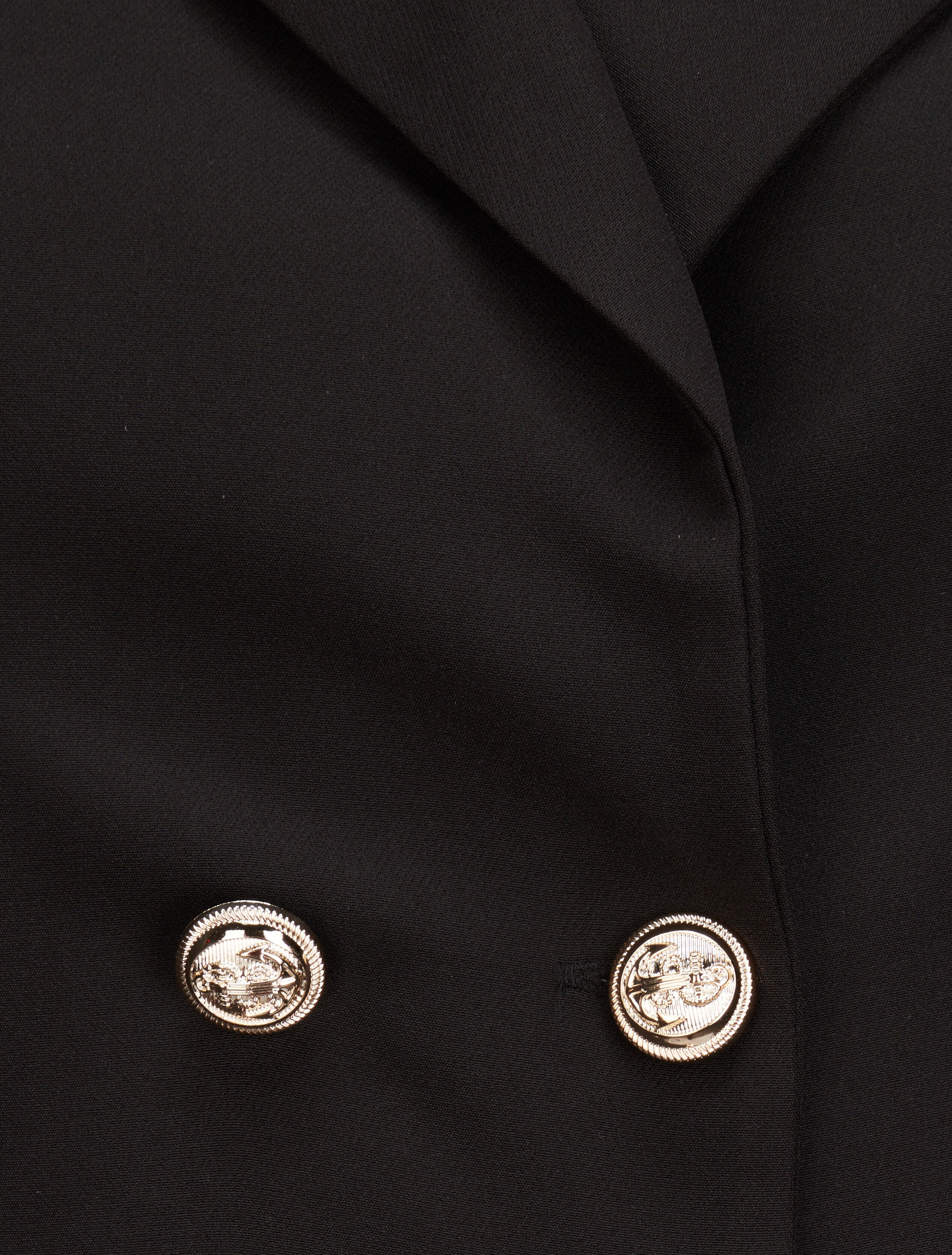 Blazer droit overzise - Noir - 3