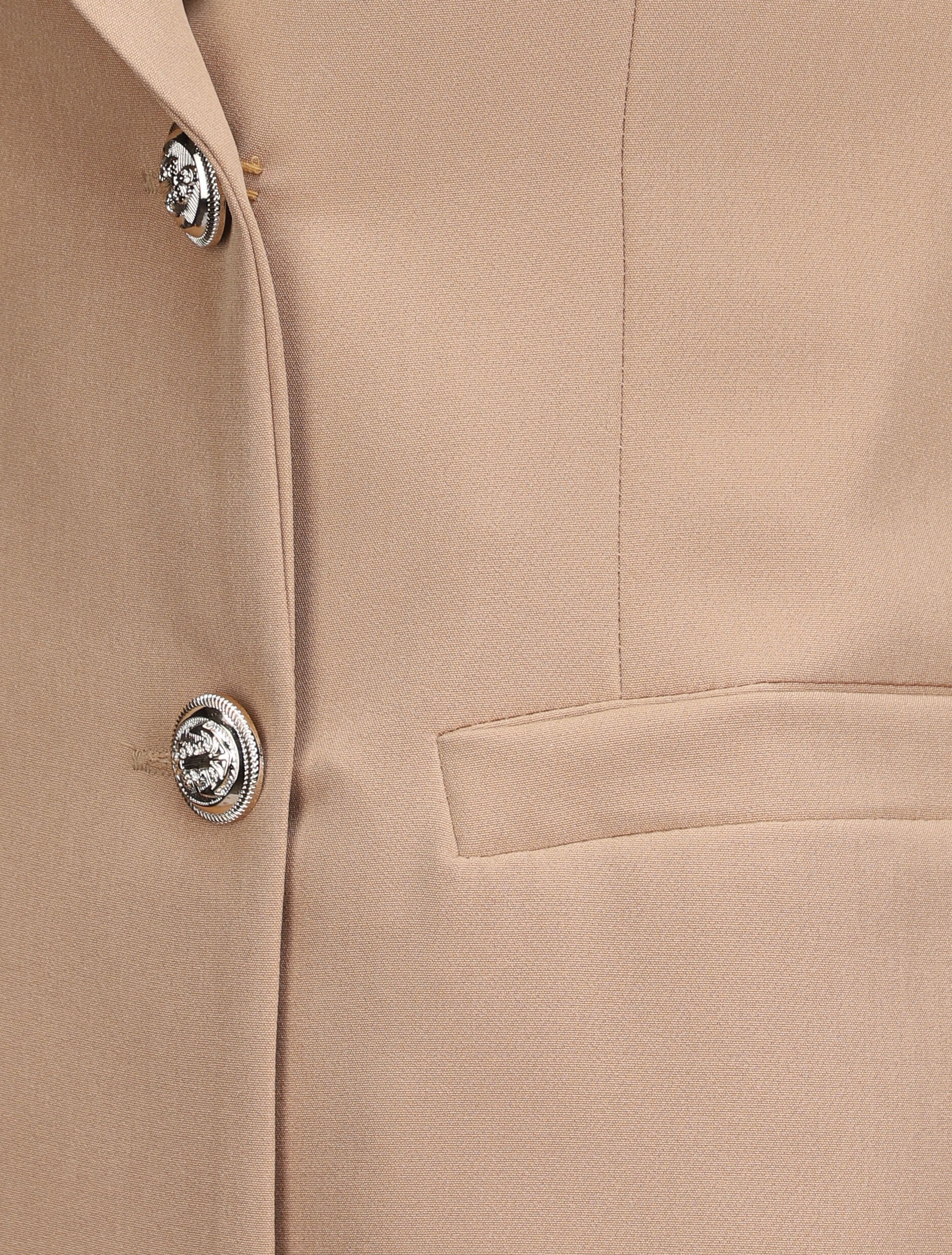 Blazer droit overzise - Camel - 3