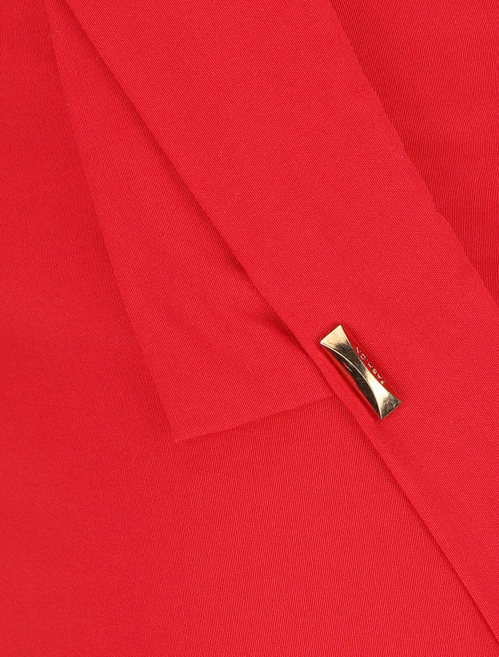 Bermuda uni taille haute - Rouge - 3