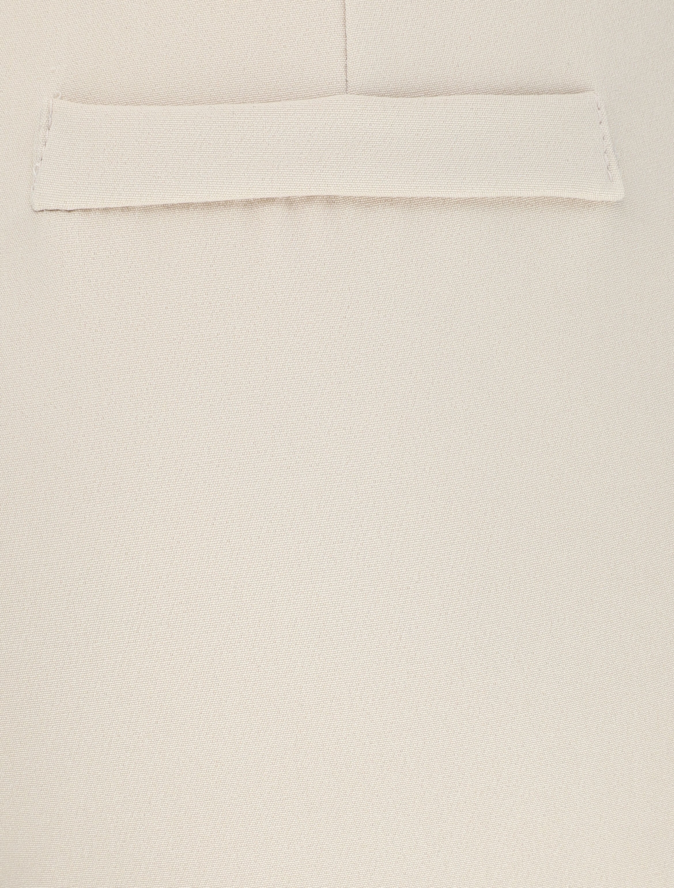 Pantalon fendu coupe droite - Beige - 3