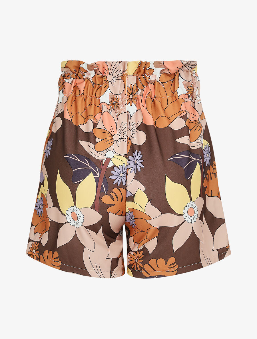 Short paperbag imprimé fleurs 70&
