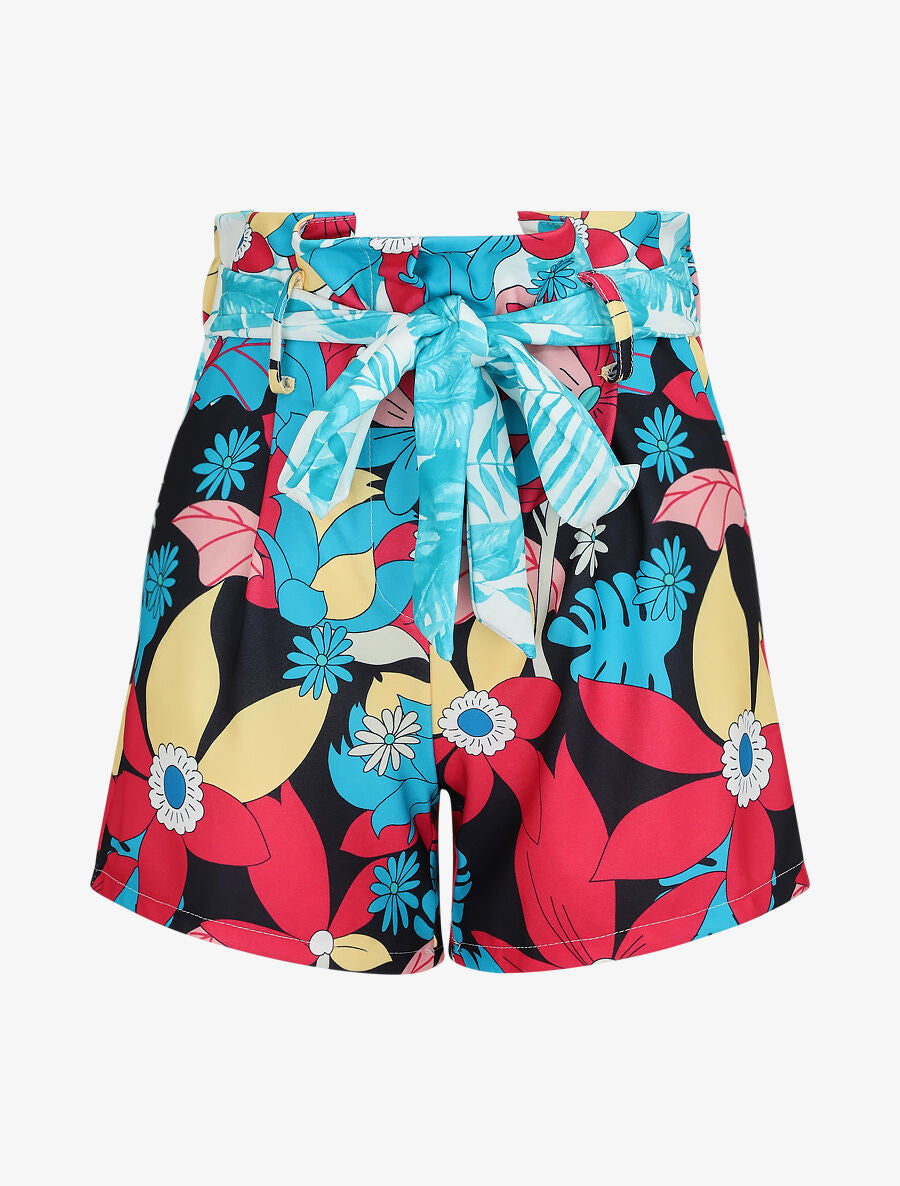 Short paperbag imprimé fleurs 70&