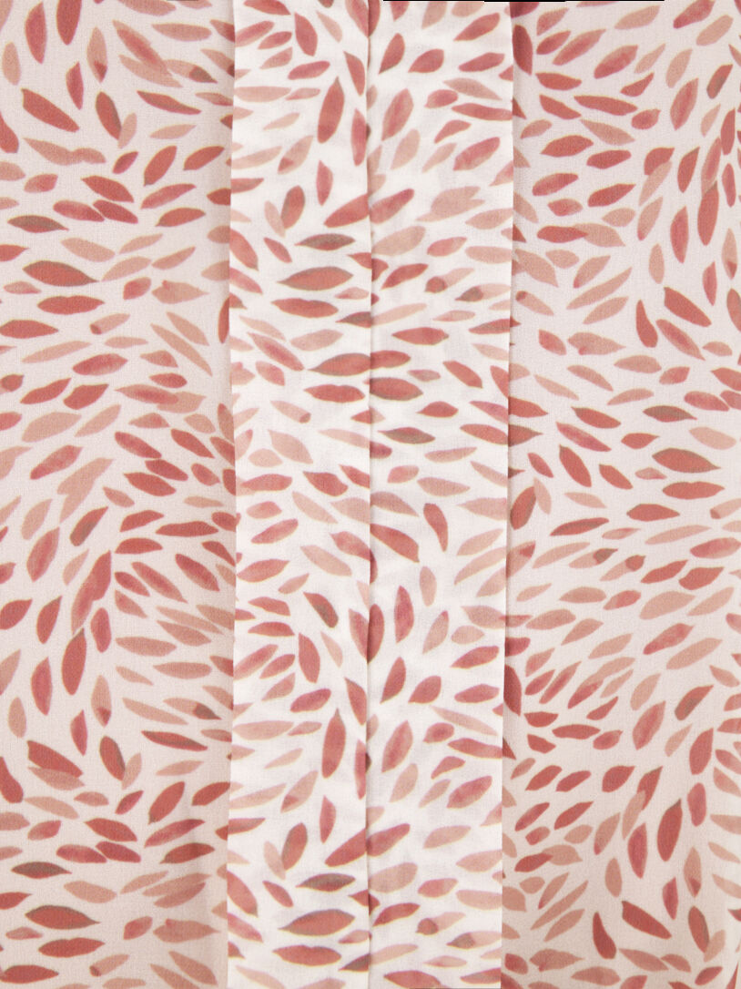 Top sans manches imprimé feuilles stylisées - Rose - 3