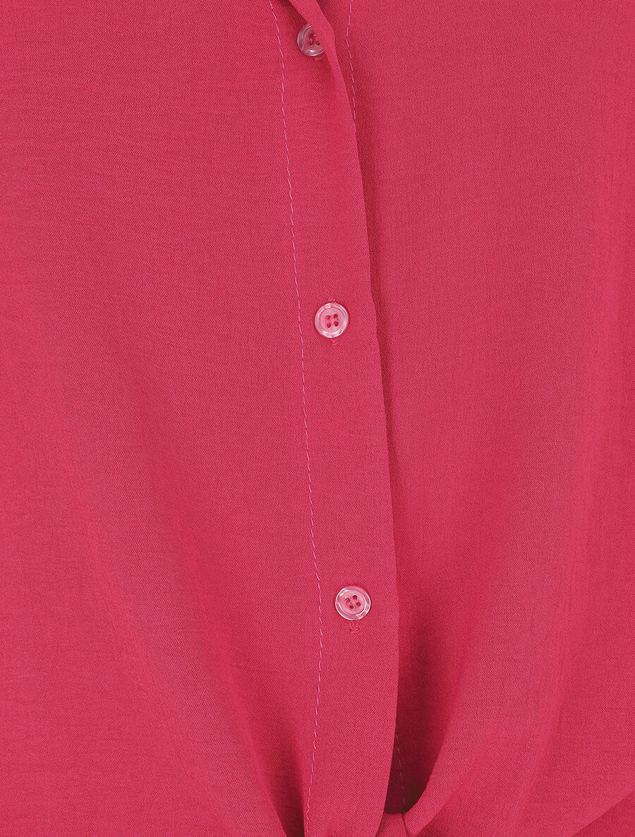 Blouse ample coupe carrée - Fushia - 3