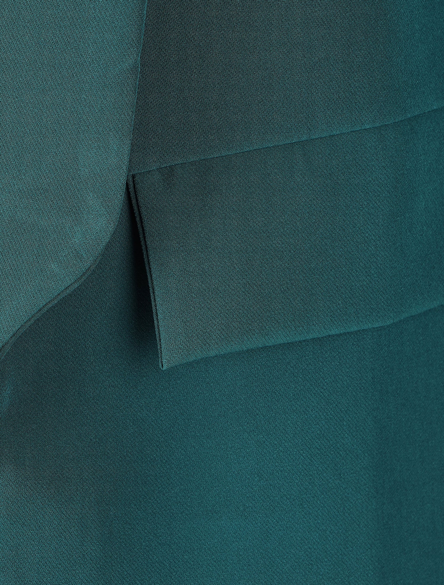 Blazer long à col châle - Vert - 3