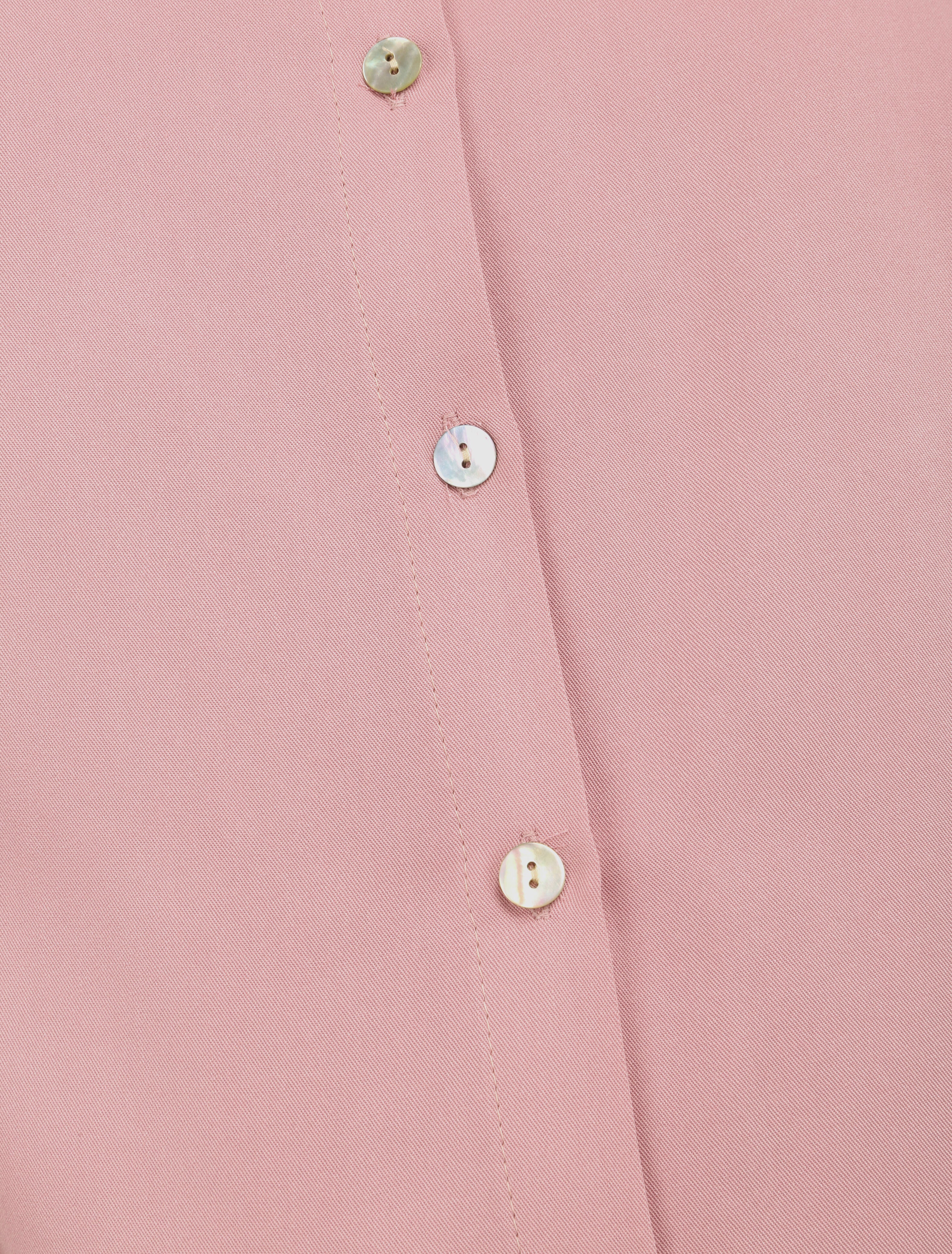 Top à dos boutonné - Rose - 3