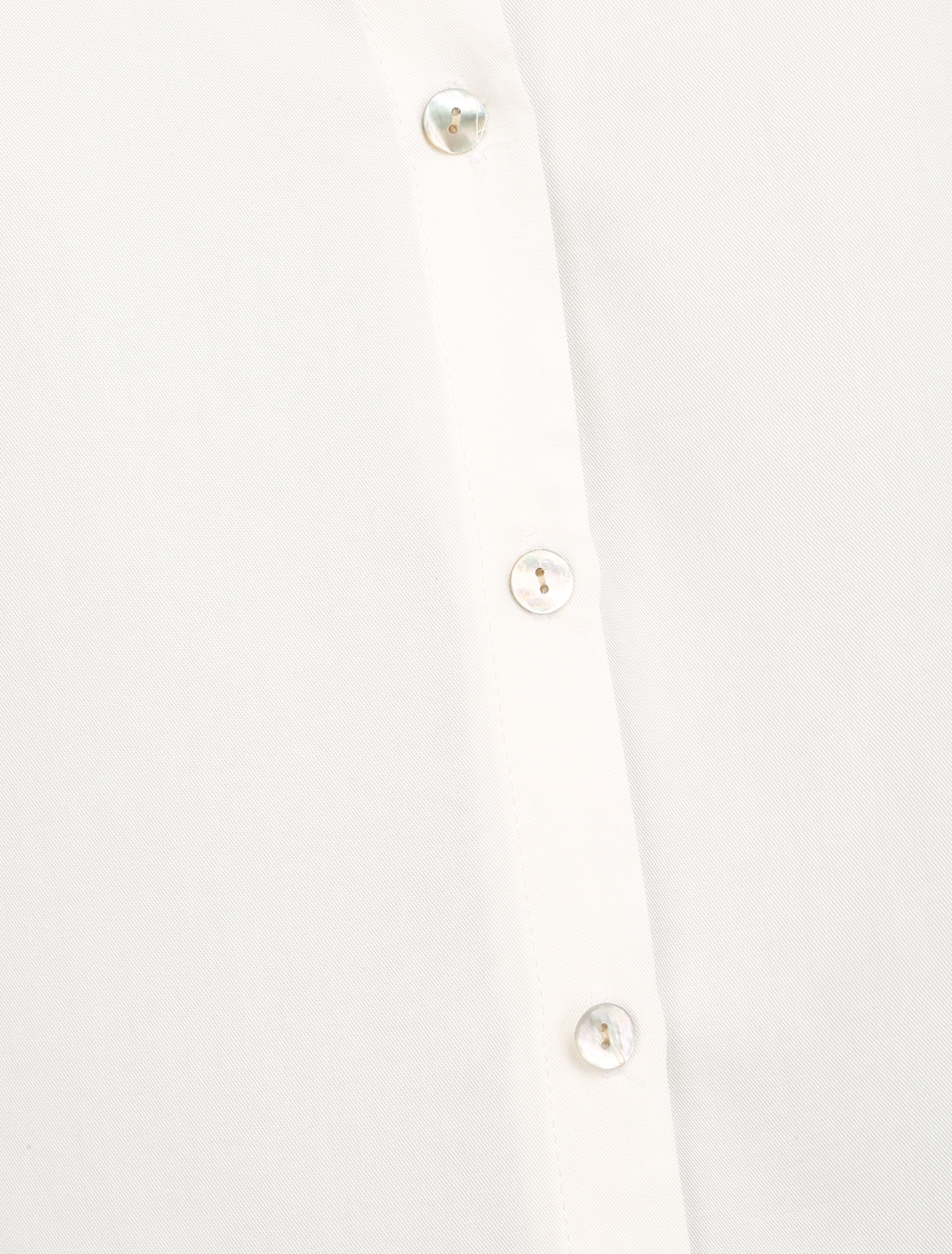 Top à dos boutonné - Blanc - 3