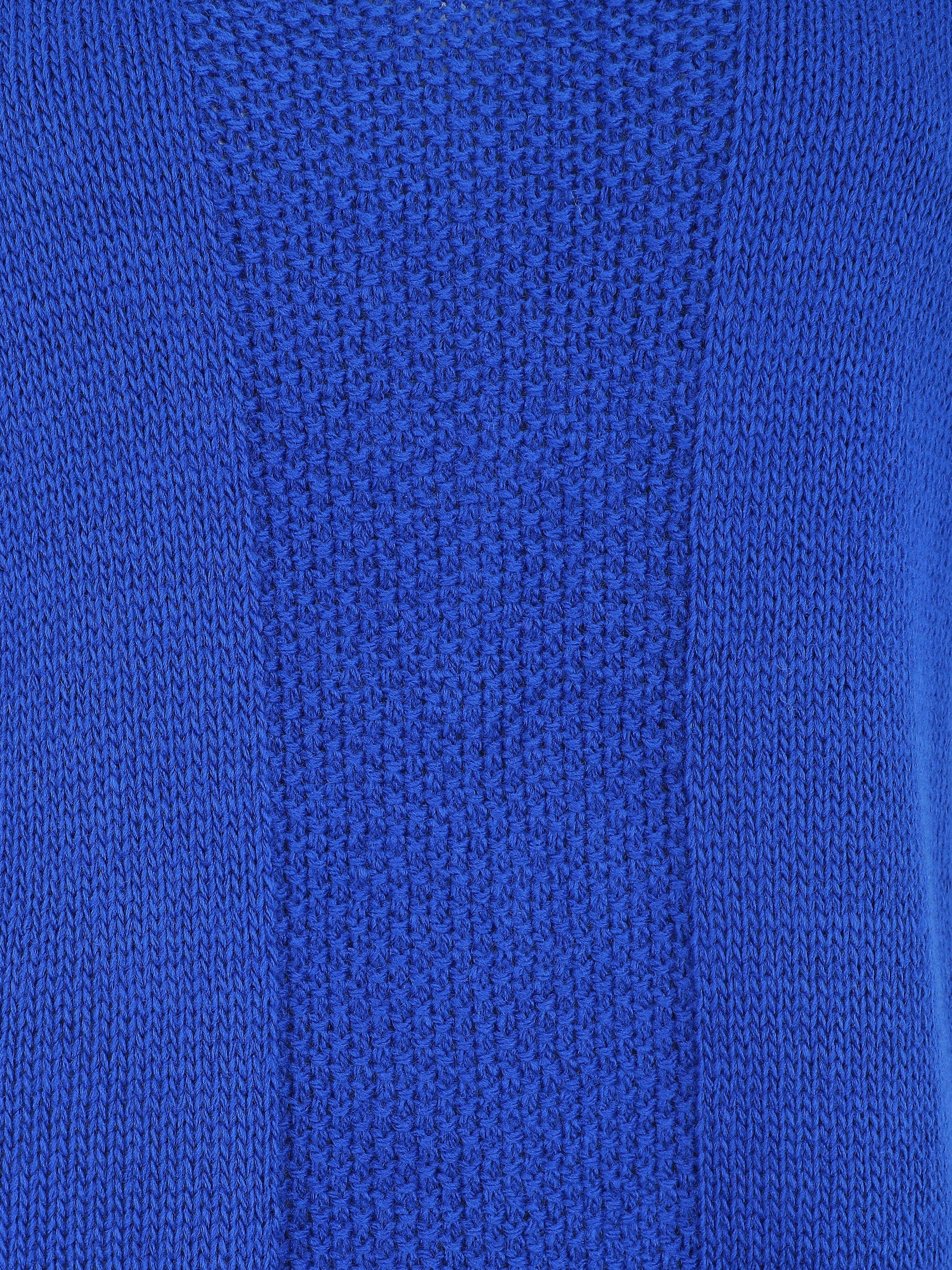 Pull à col rond et manches courtes - Bleu roi - 3