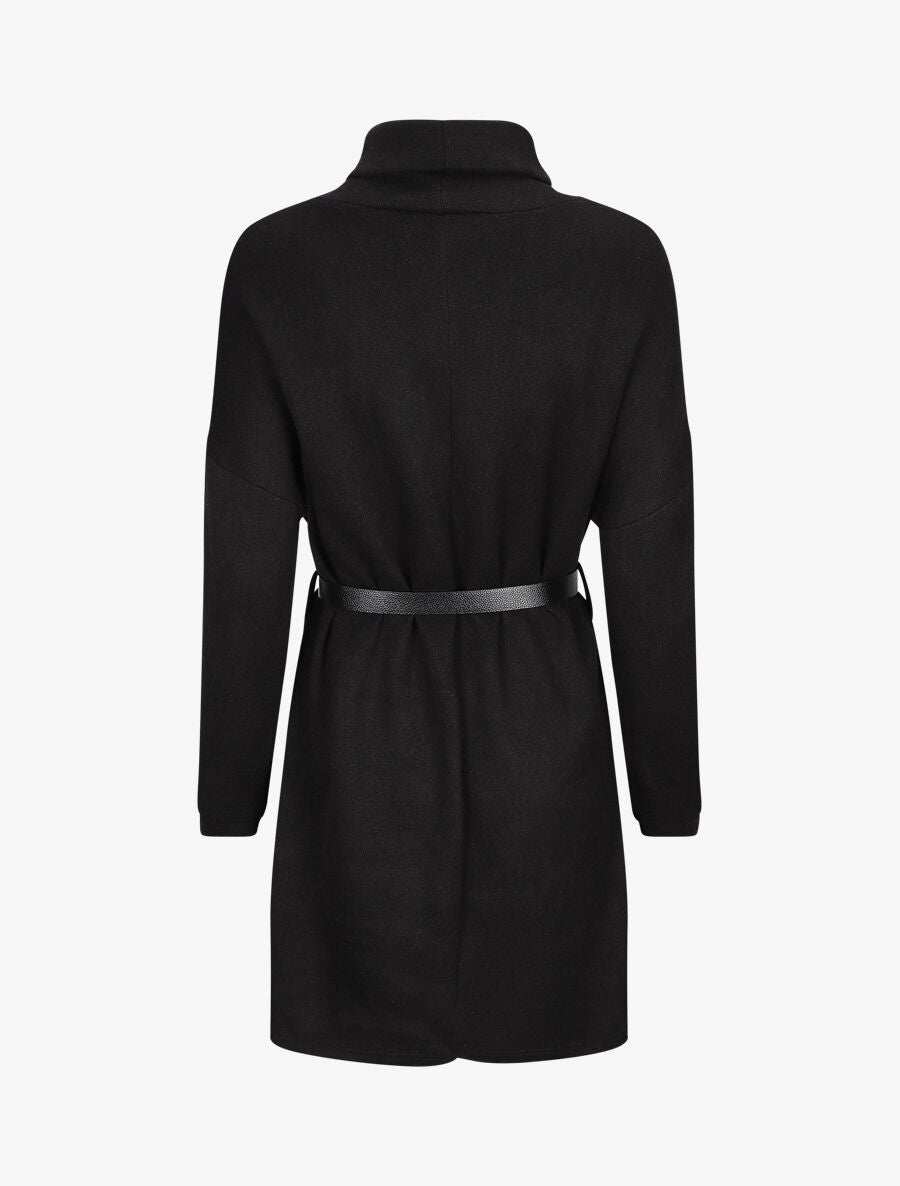 Robe pull à col roulé - Noir - 2
