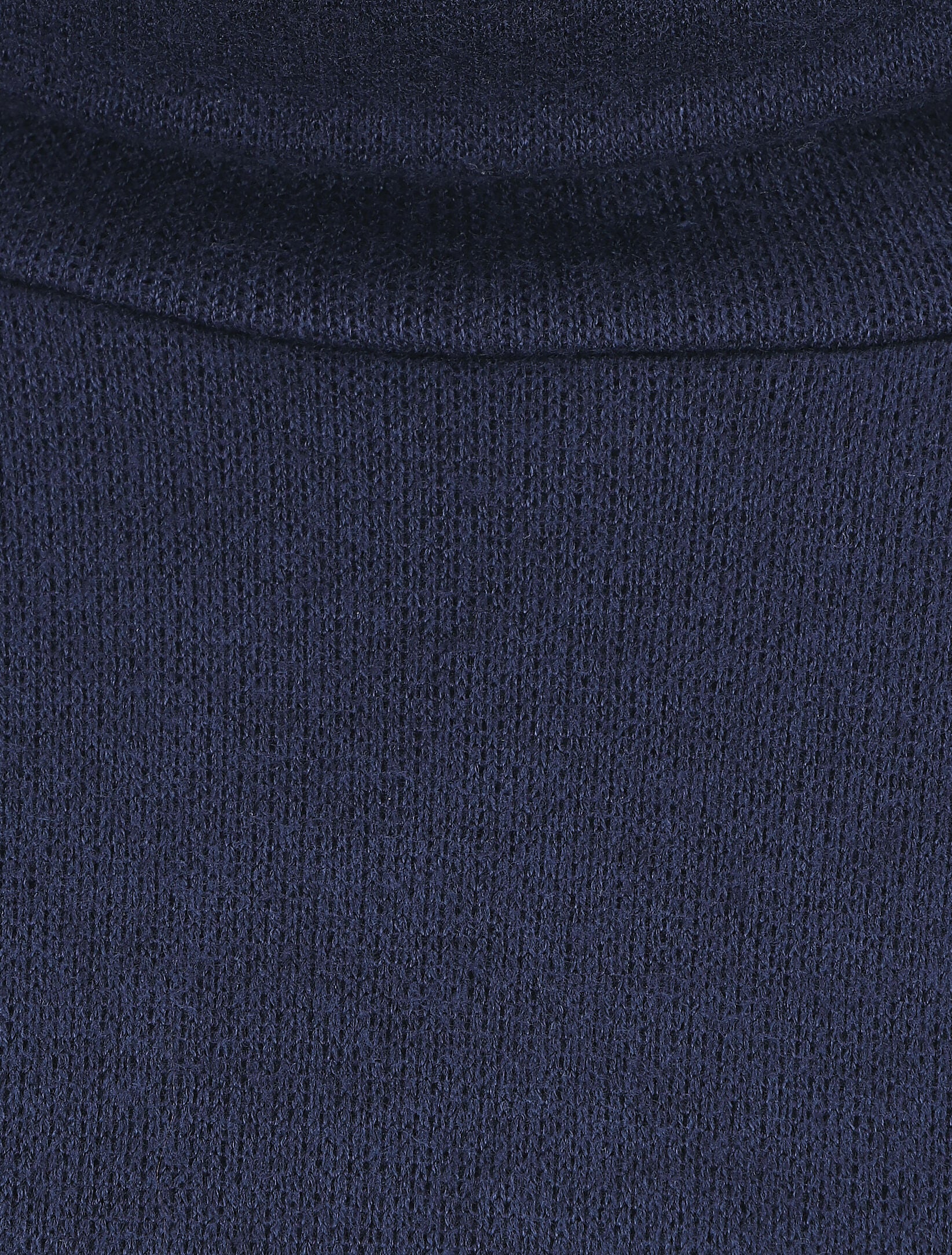 Robe pull à col roulé - Marine - 3