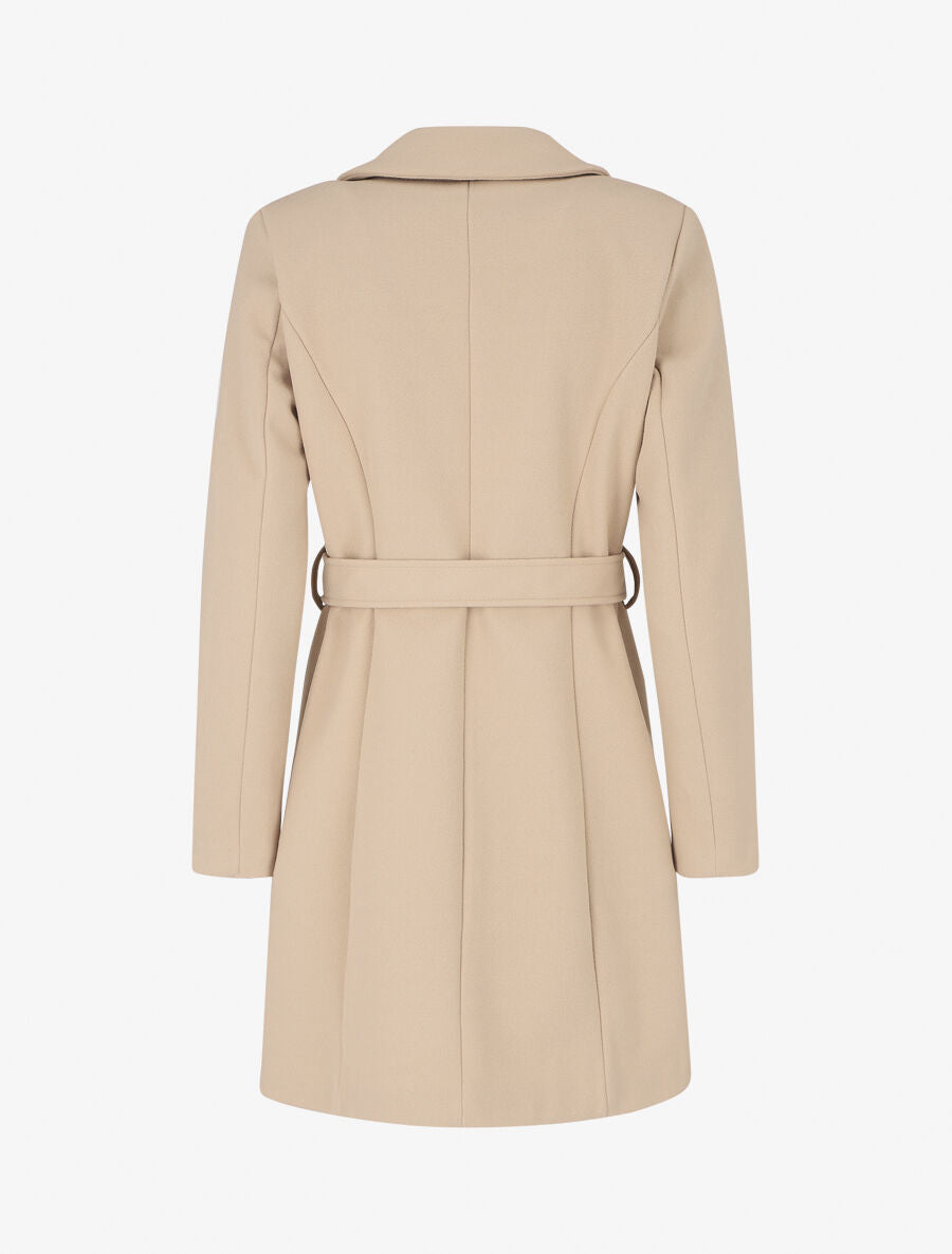 Manteau long classique - Beige - 2