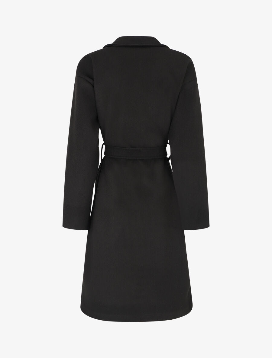 Manteau long oversize - Noir - 2