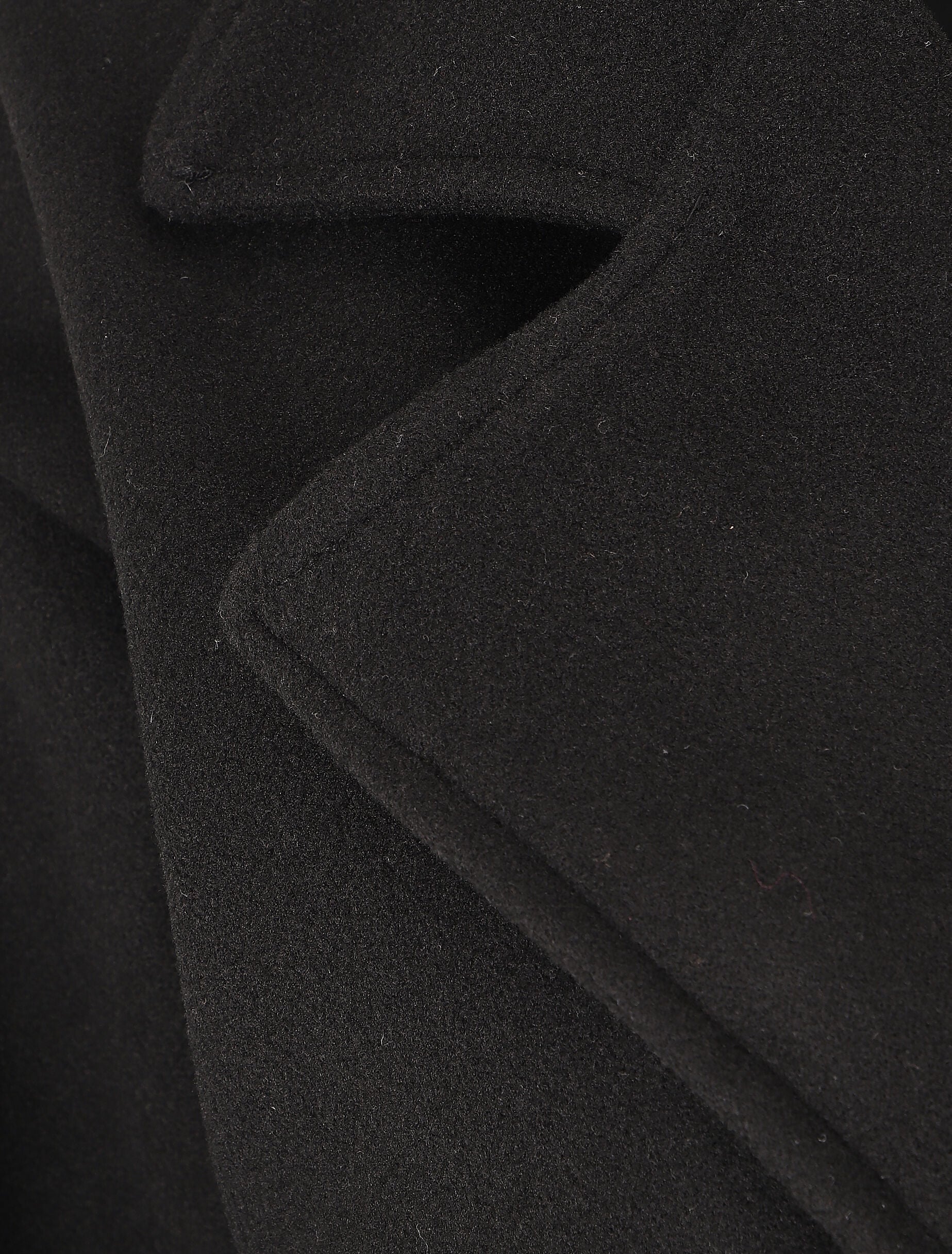 Manteau long oversize - Noir - 3