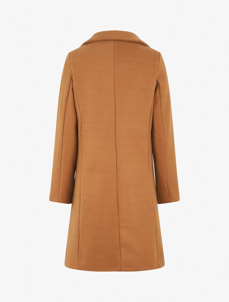 Manteau long classique - Camel - 2