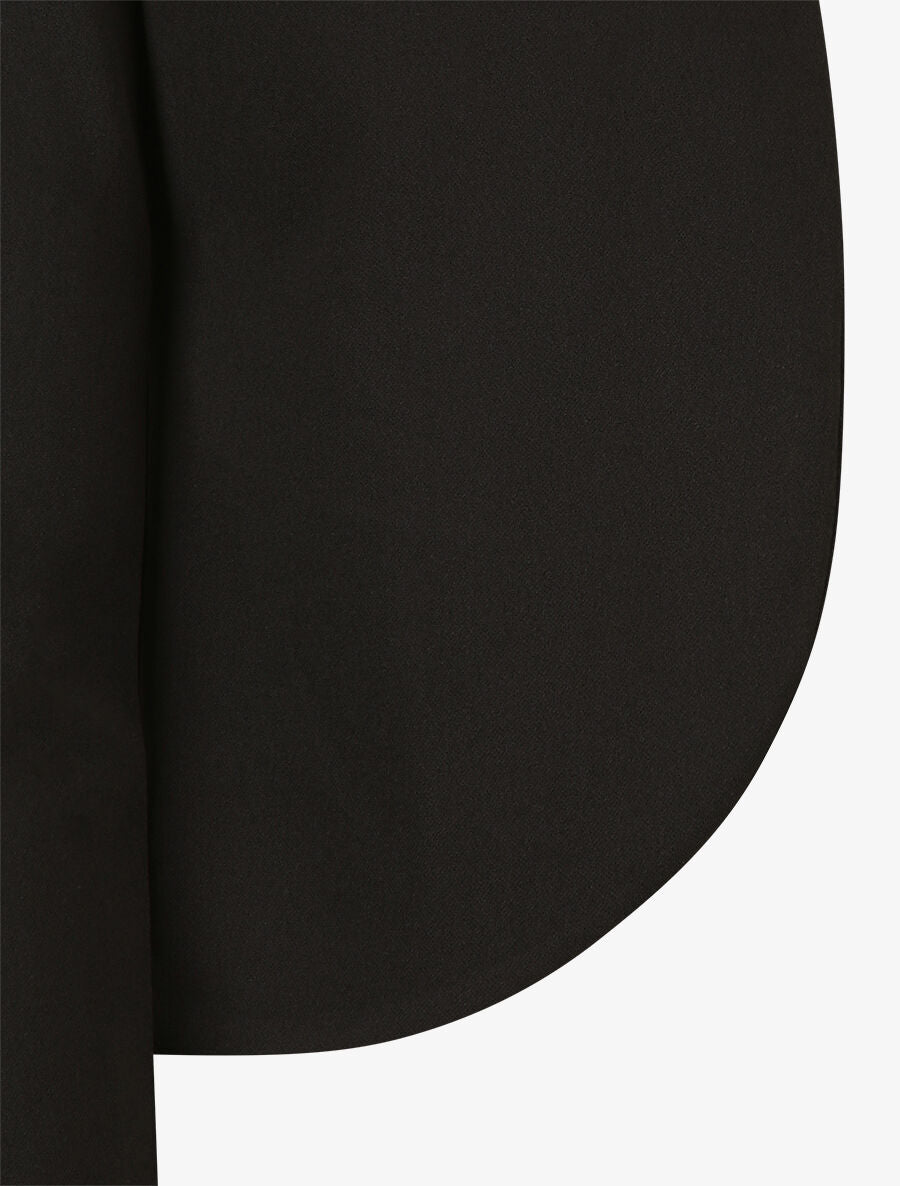 Veste courte à col cranté - Noir - 3
