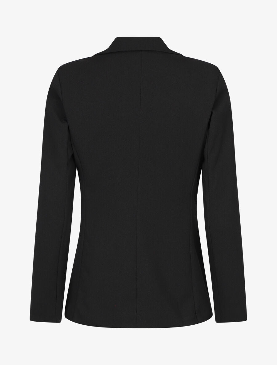 Blazer uni à un bouton - Noir - 2
