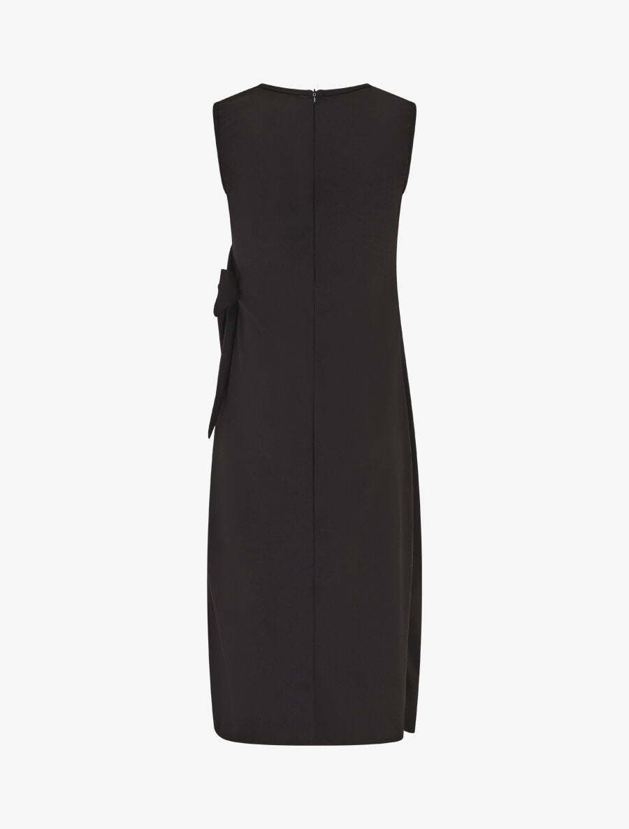 Robe style portefeuille et bord fendu - Noir - 2