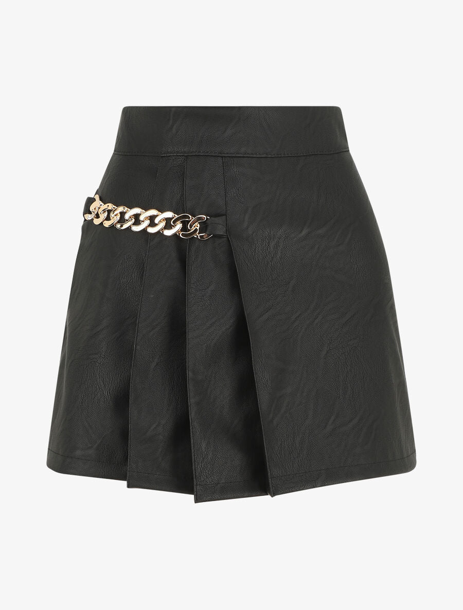 Short en simili trompe l&
