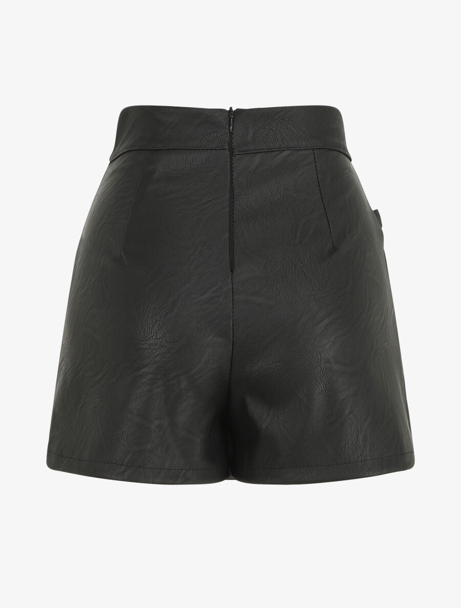 Short en simili trompe l&