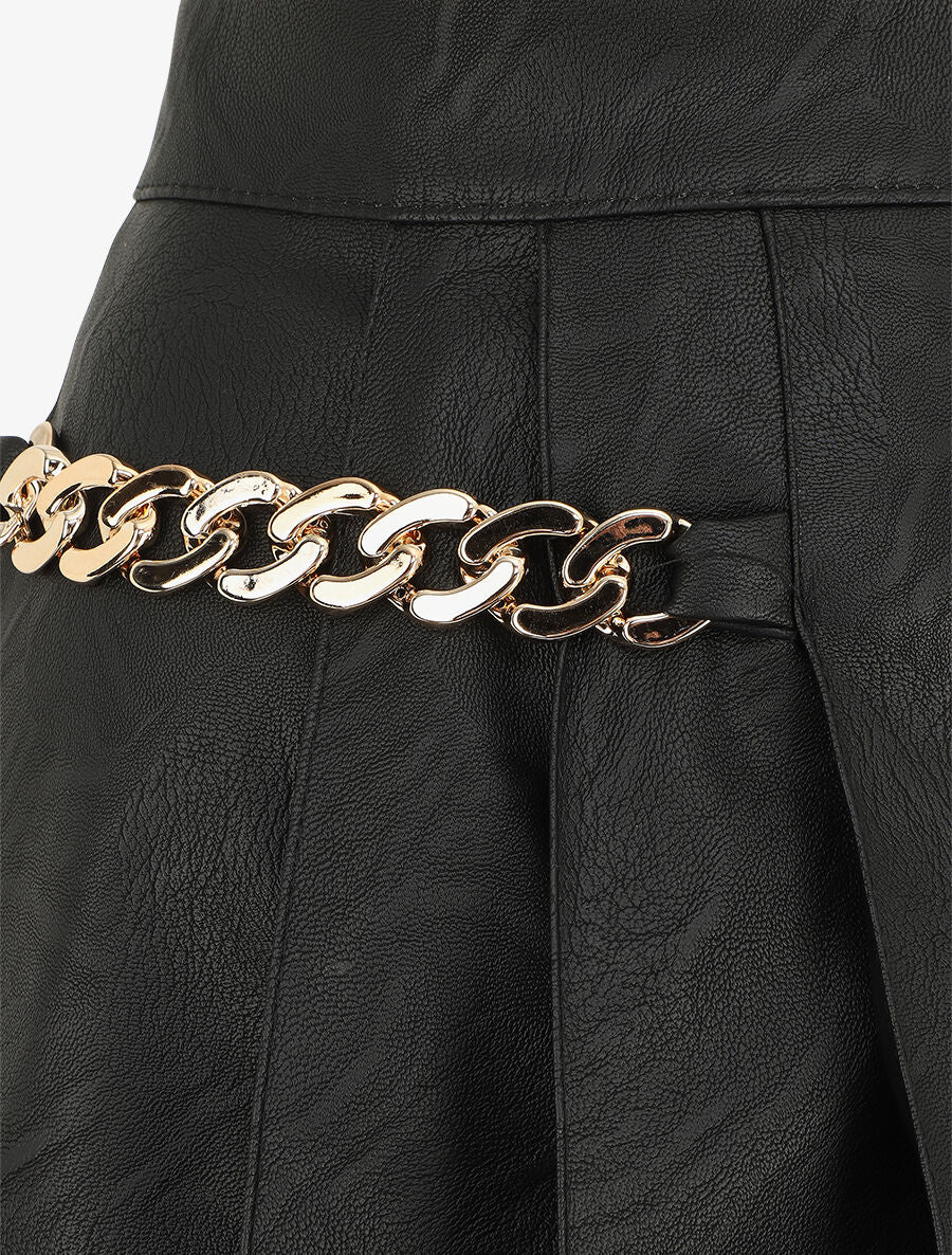 Short en simili trompe l&