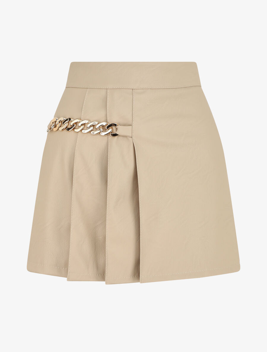Short en simili trompe l&