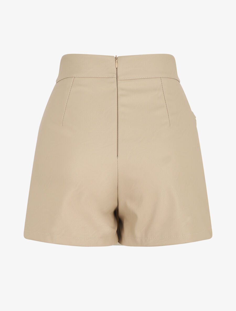 Short en simili trompe l&