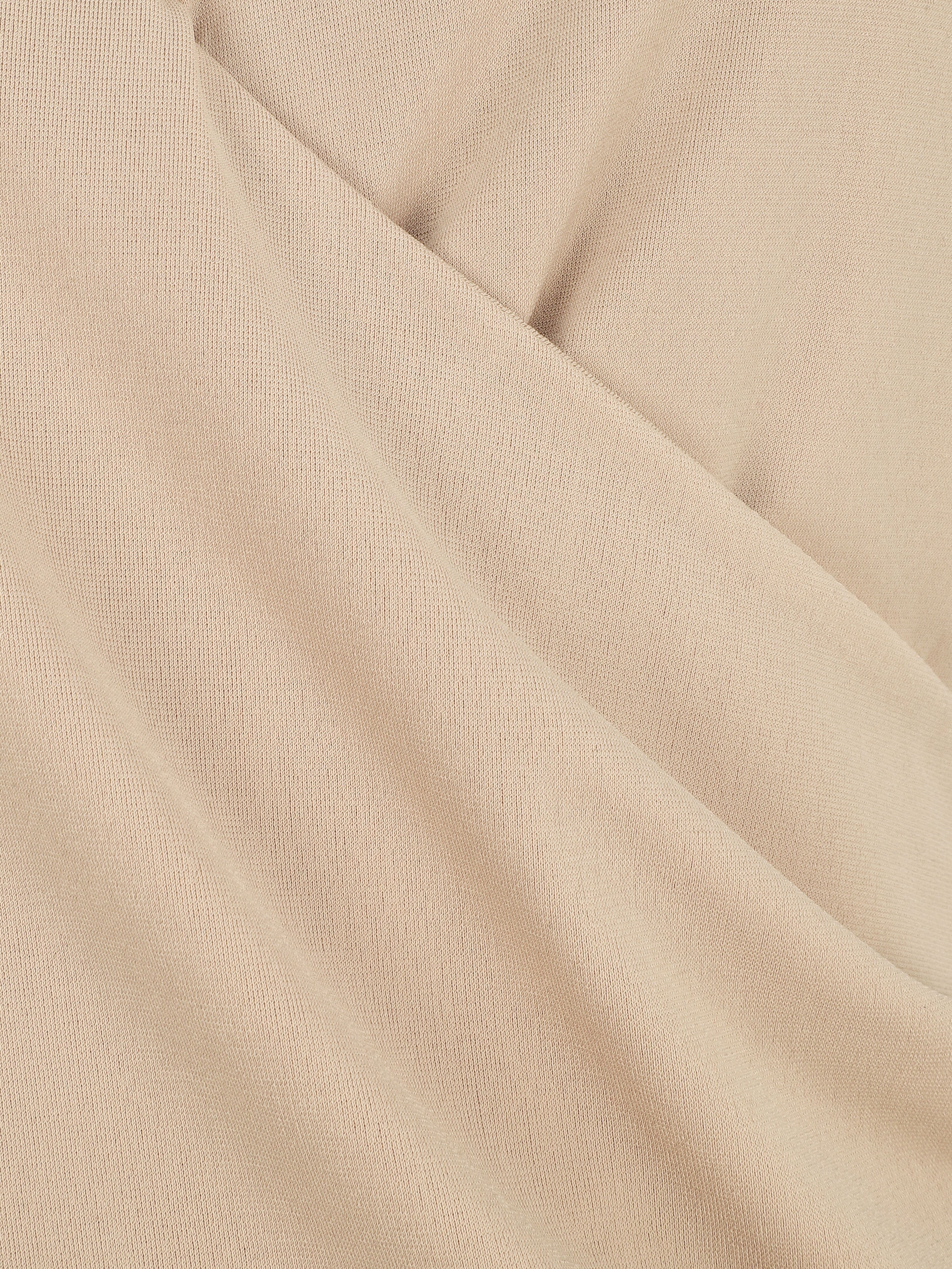 Top uni à base asymétrique - Beige - 3