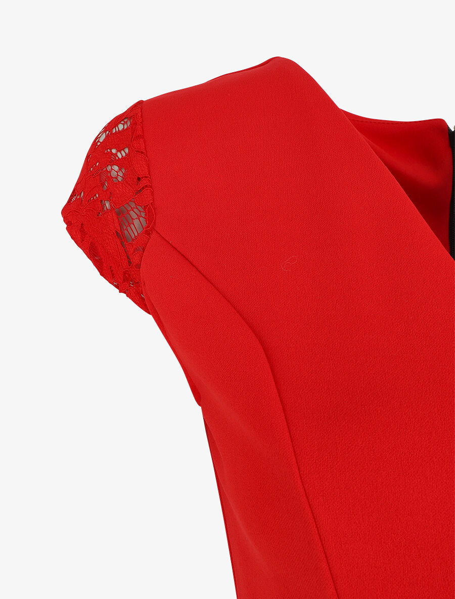 Combinaison bicolore fluide - Rouge - 3