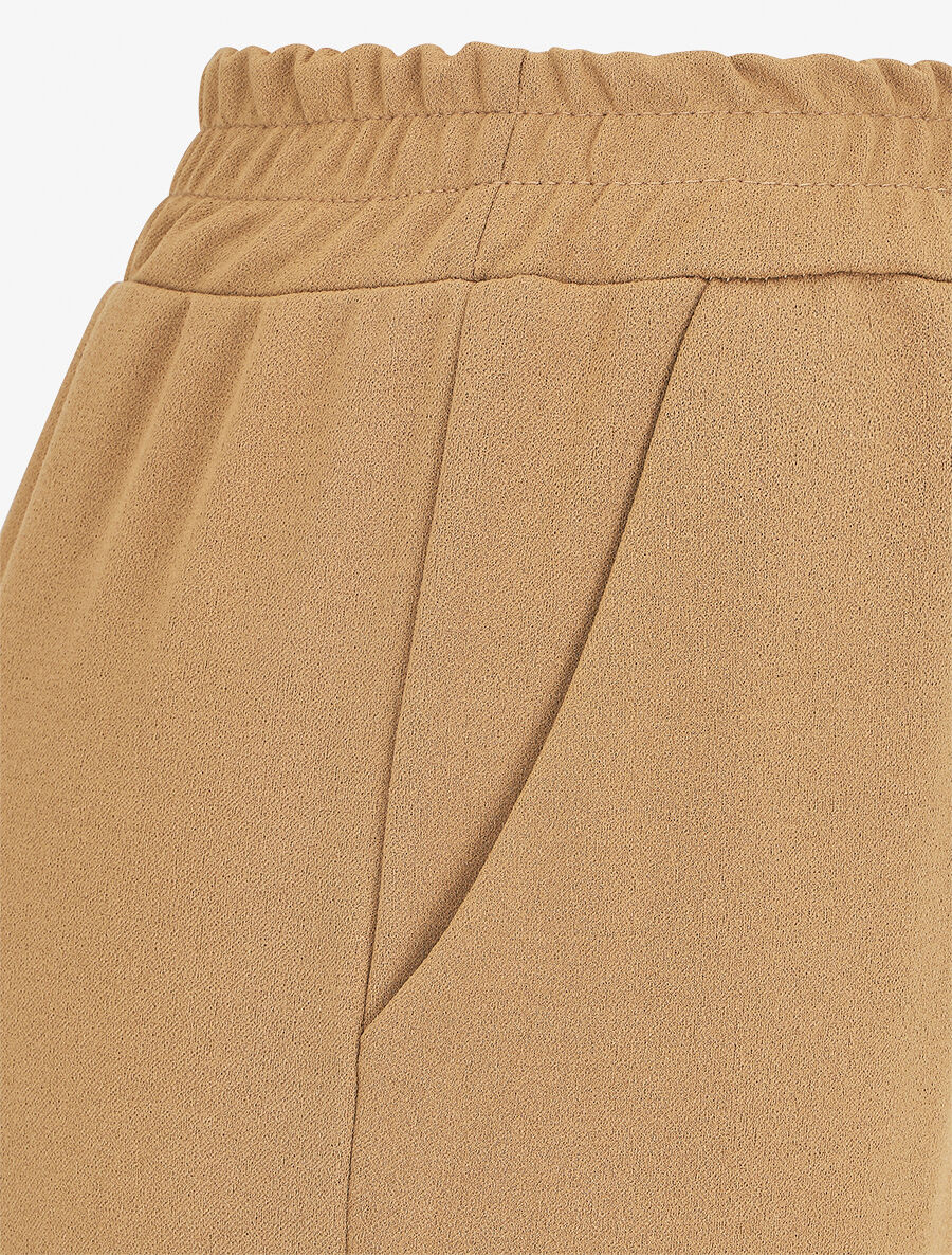 Jogging cargo taille haute - Camel - 3